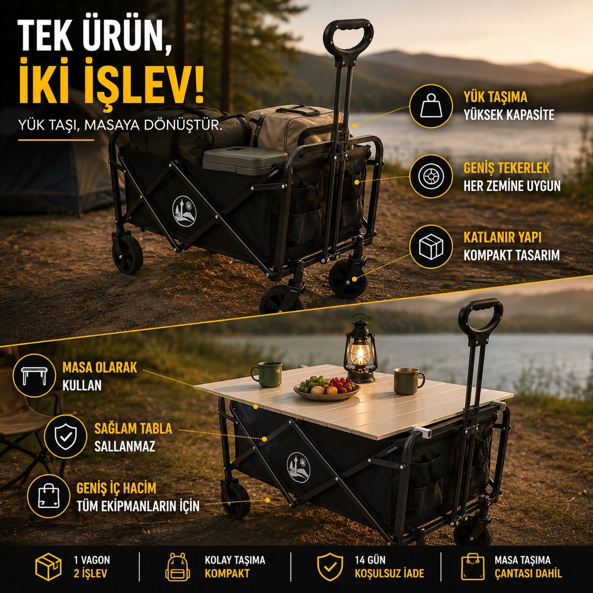 KVOX Masalı Taşıma Arabası Vagon